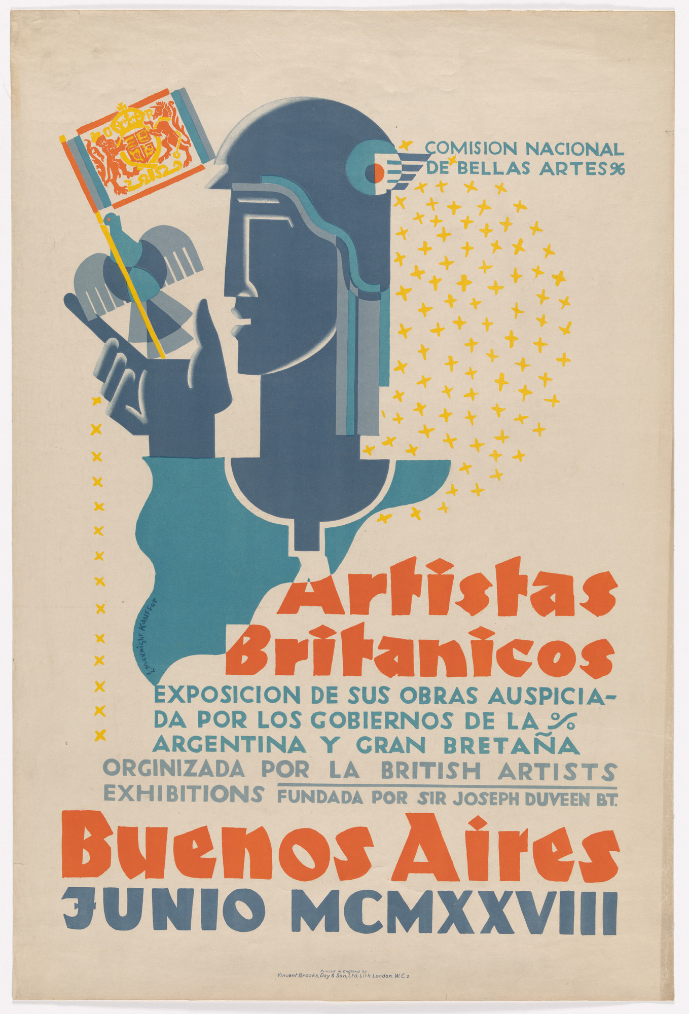 E. McKnight Kauffer. Artistsas Britanicos - Buenos Aires