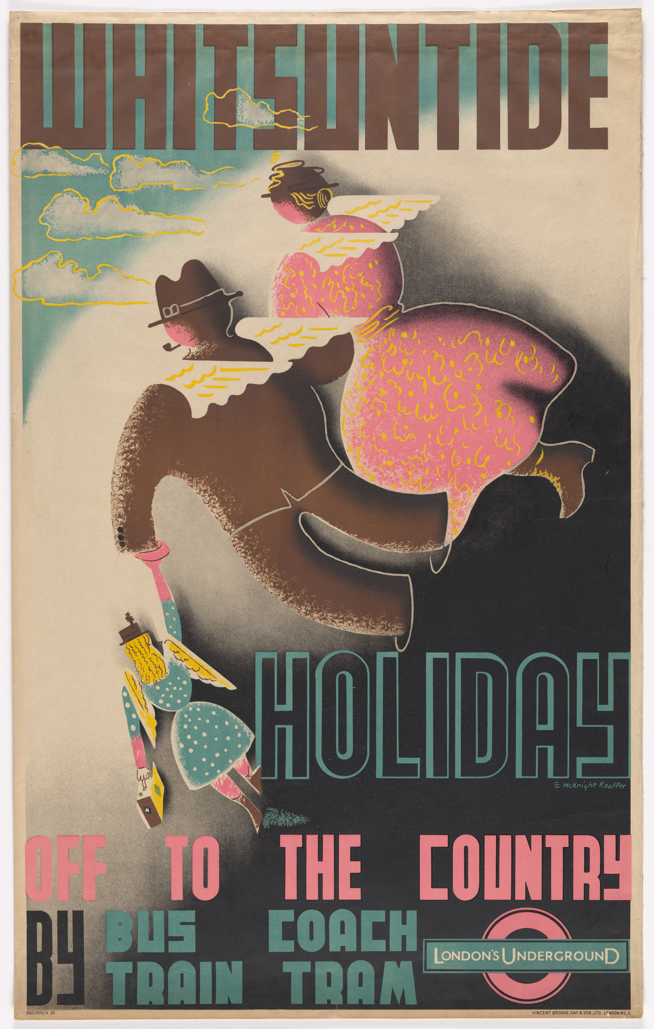 E. McKnight Kauffer. Whitsuntide Holiday