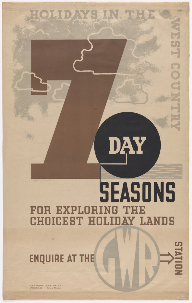 7 Day Seasons (Poster for London Transport)