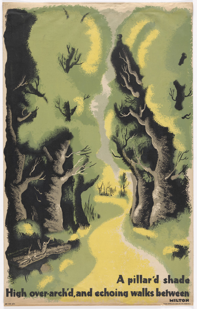 A Pillar'd Shade (Poster for Underground Electric Railways Company)