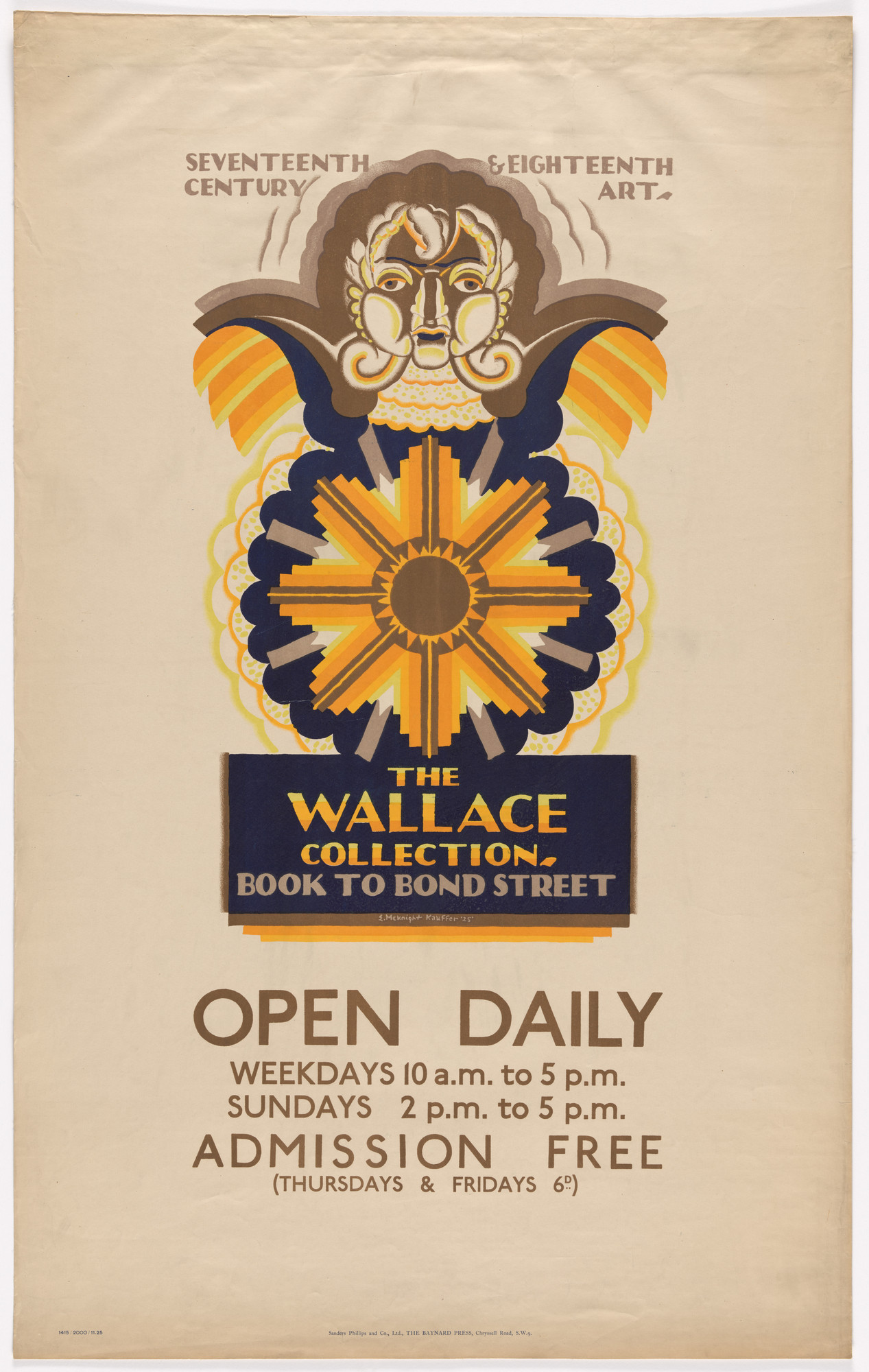 E. McKnight Kauffer. The Wallace Collection