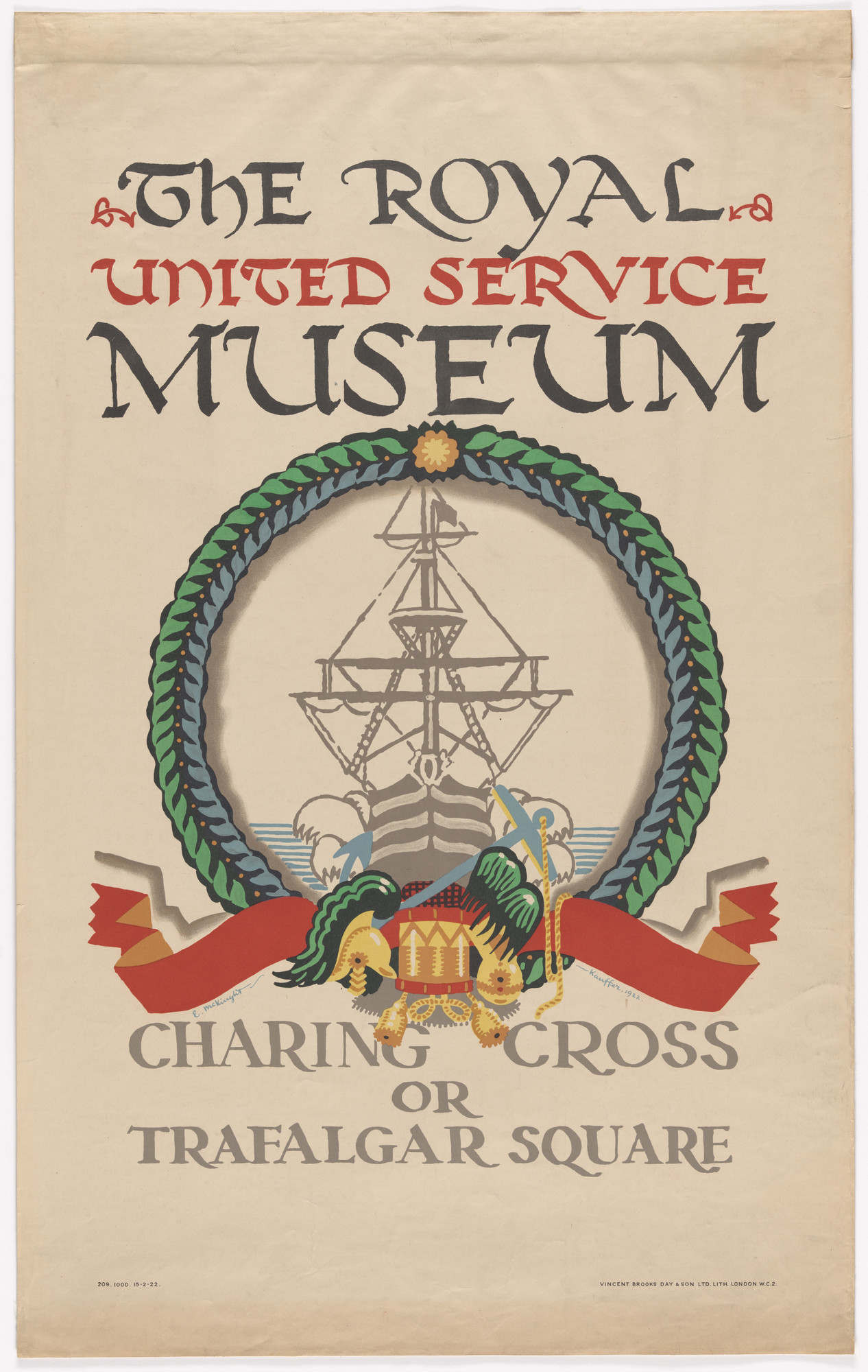 E. McKnight Kauffer. The Royal United Service Museum