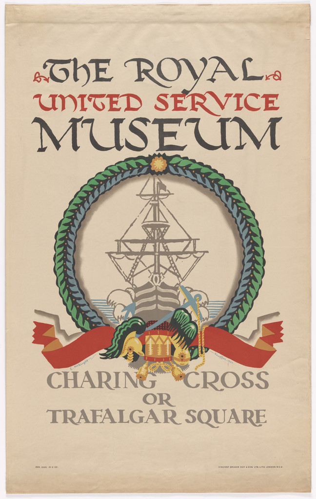 The Royal United Service Museum (Poster for Underground Electric Railways Company)