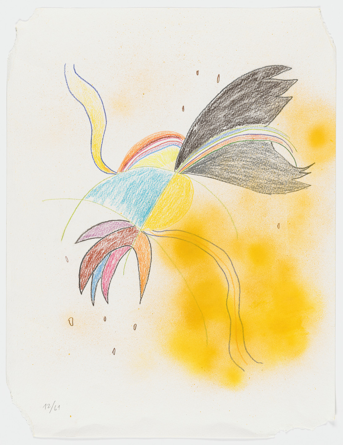 Tadáskía. ave preta mística mystical black bird. 2022