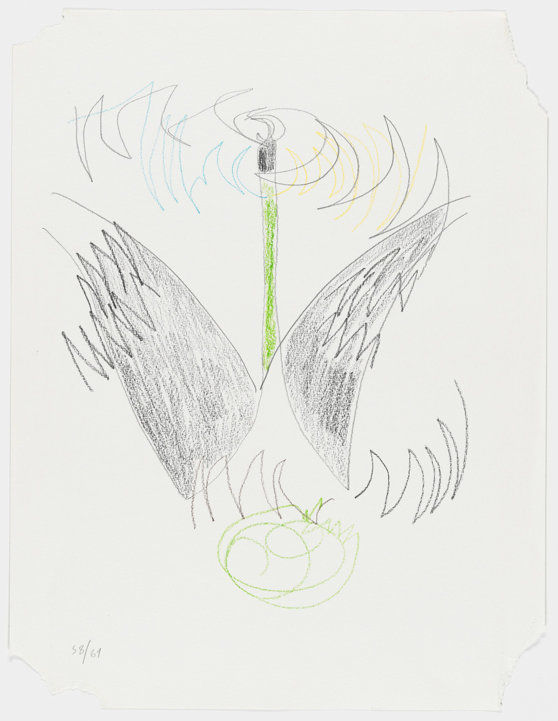 Tadáskía. ave preta mística mystical black bird. 2022