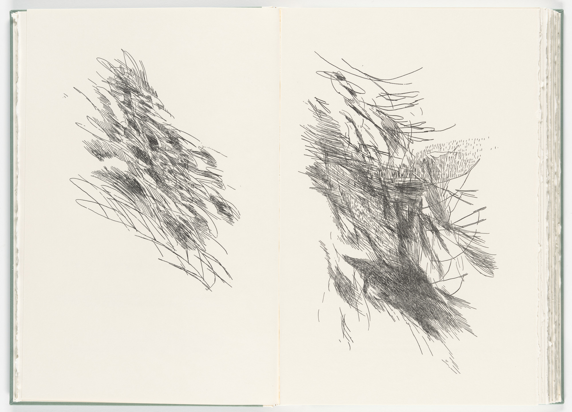 Julie Mehretu. Untitled (plate, folio 53-54) from Poetry of Sappho. 2011