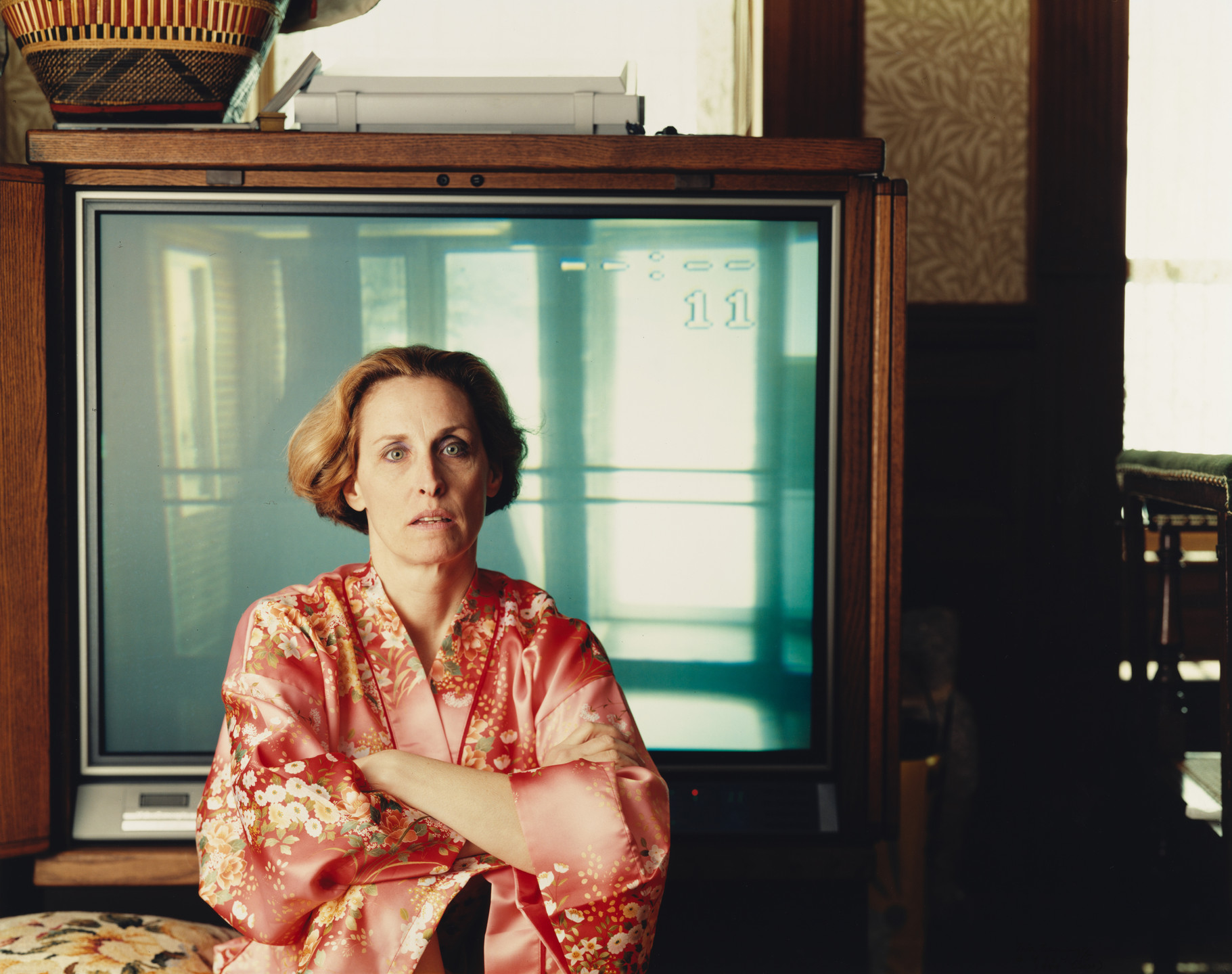 Tina Barney. Jill and the TV. 1989