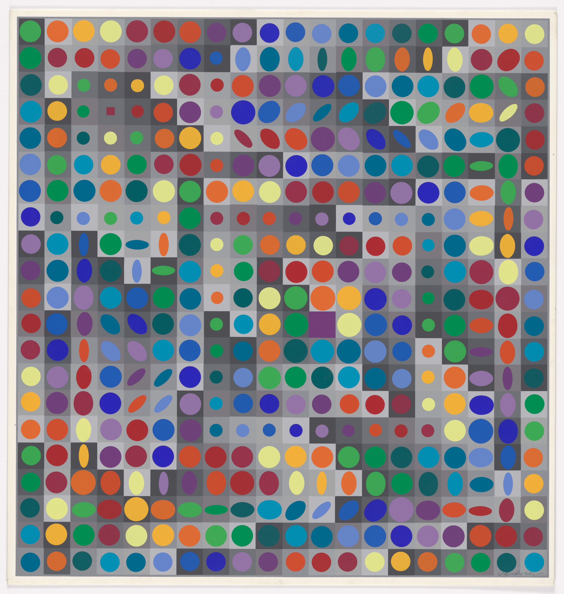 Victor Vasarely. Planetarische Folklore. 1964 | MoMA