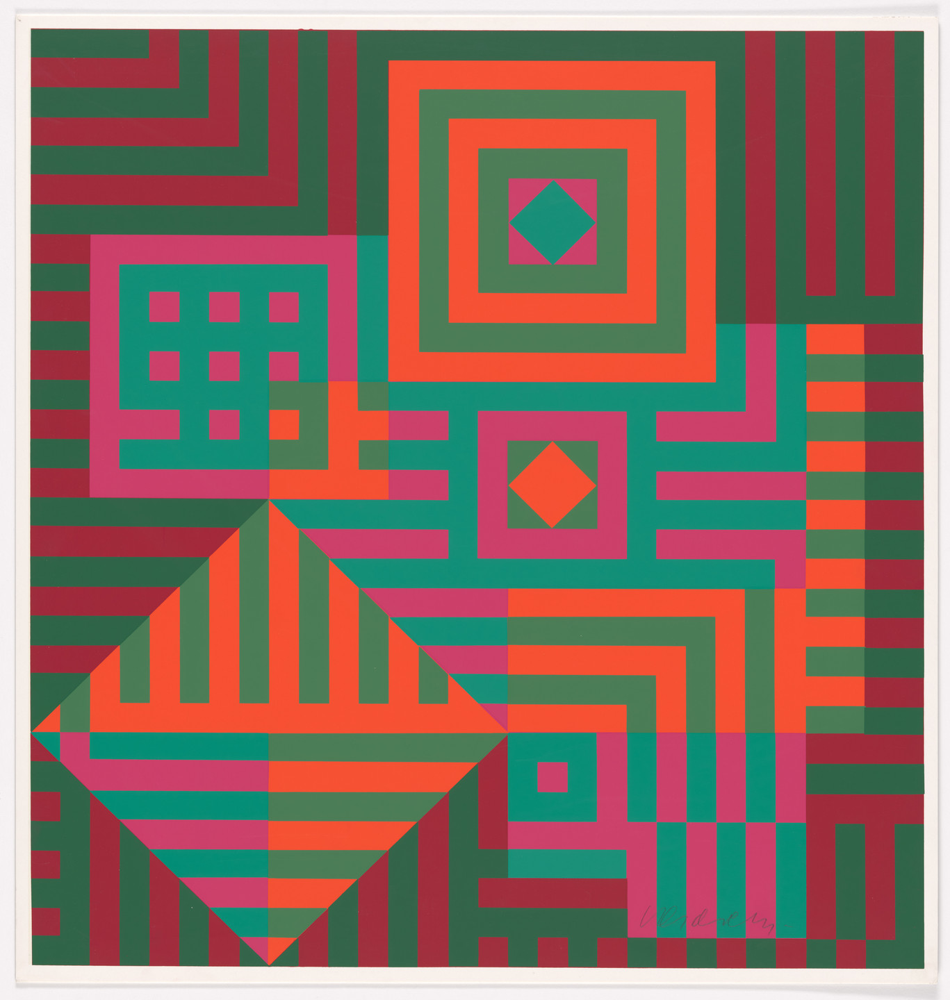 Victor Vasarely. Planetarische Folklore. 1964 | MoMA