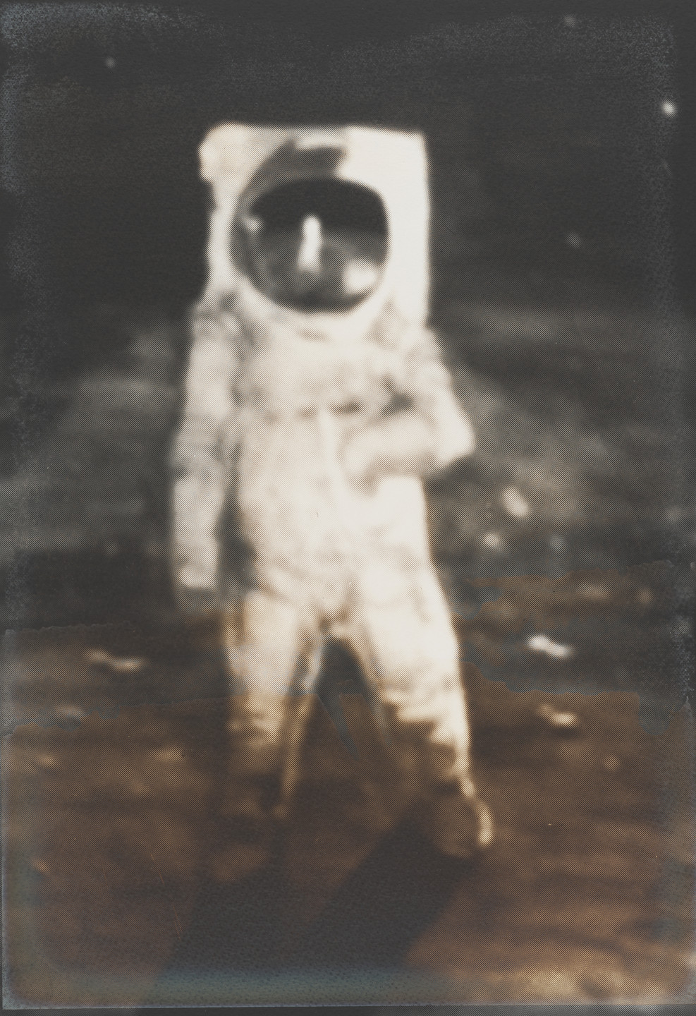 Vik Muniz. Man on the Moon. 1990