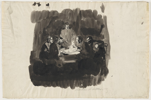 Käthe Kollwitz. March of the Weavers ( Weberzug ). 1893–97