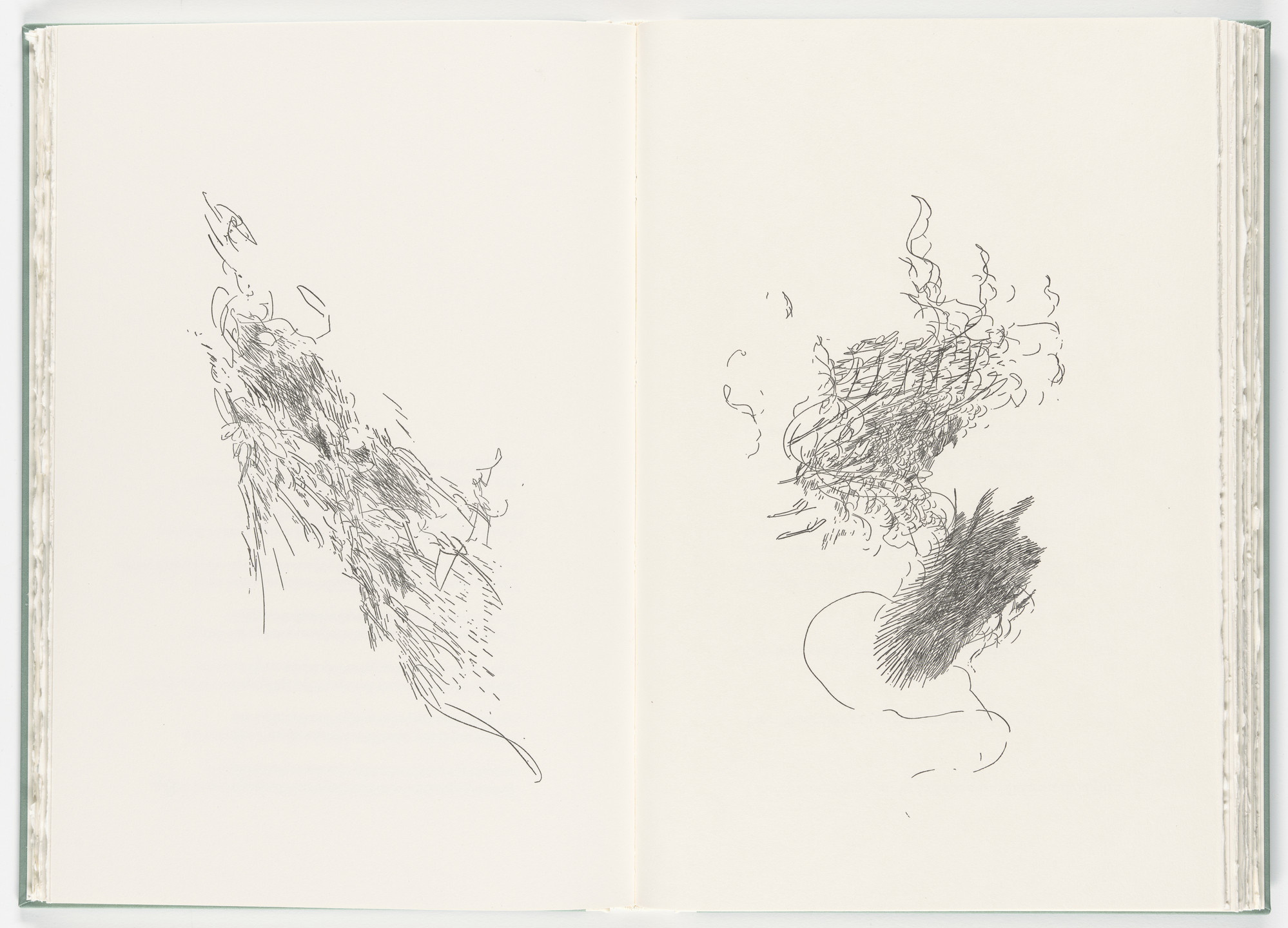 Julie Mehretu. Untitled (plate, folio 37-38) from Poetry of Sappho. 2011