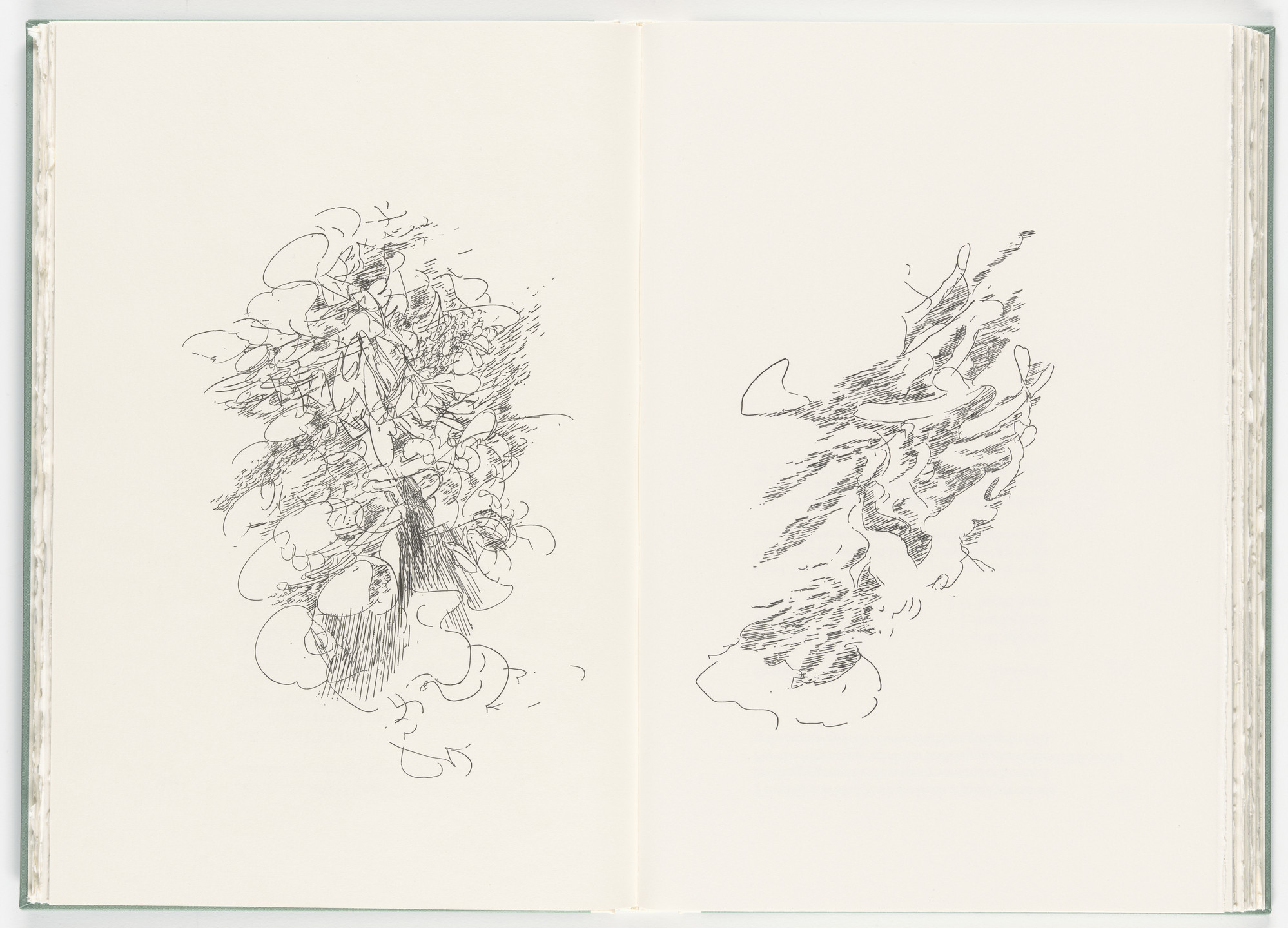 Julie Mehretu. Untitled (plate, folio 41-42) from Poetry of Sappho. 2011