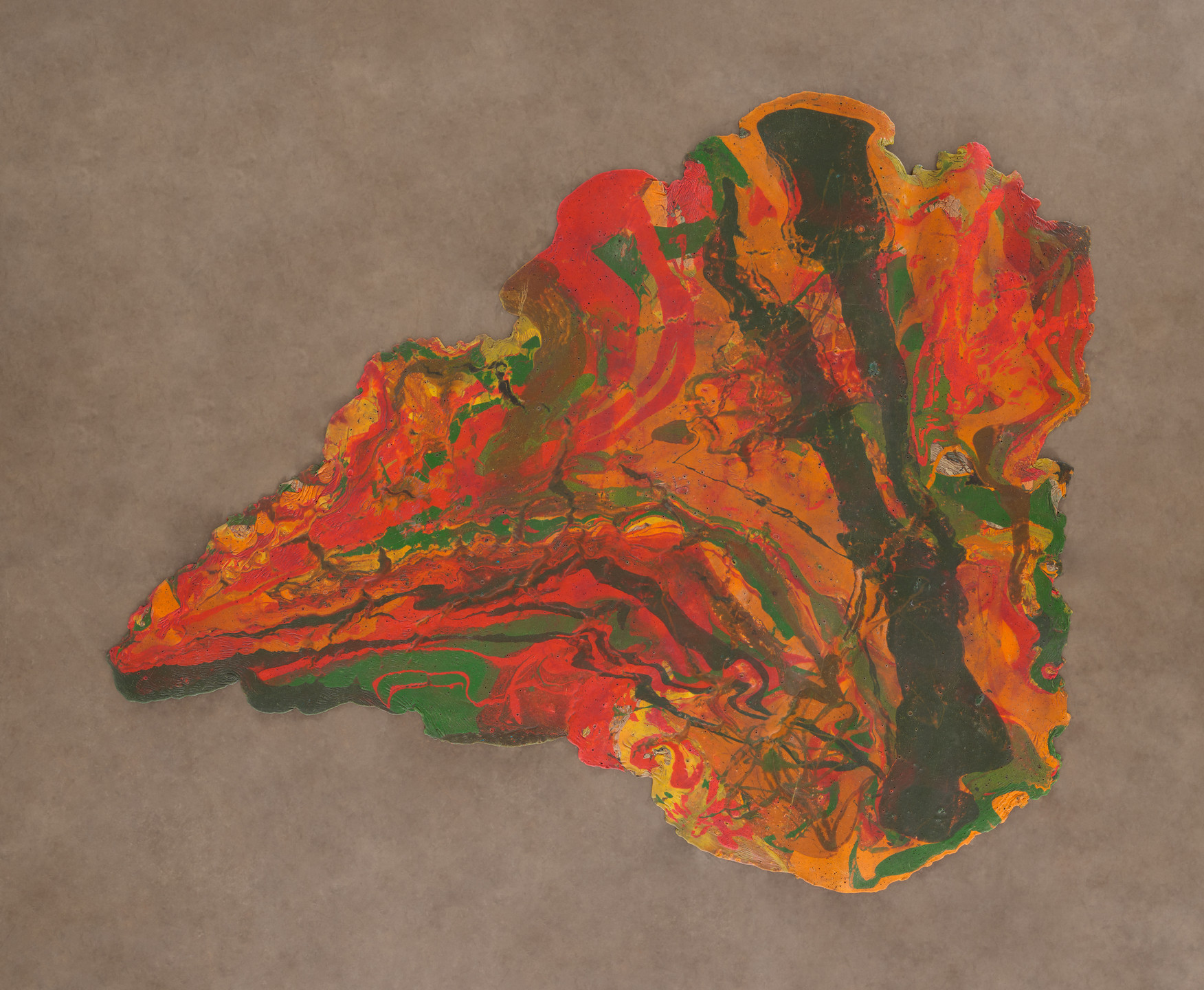 Lynda Benglis. Blatt. 1969
