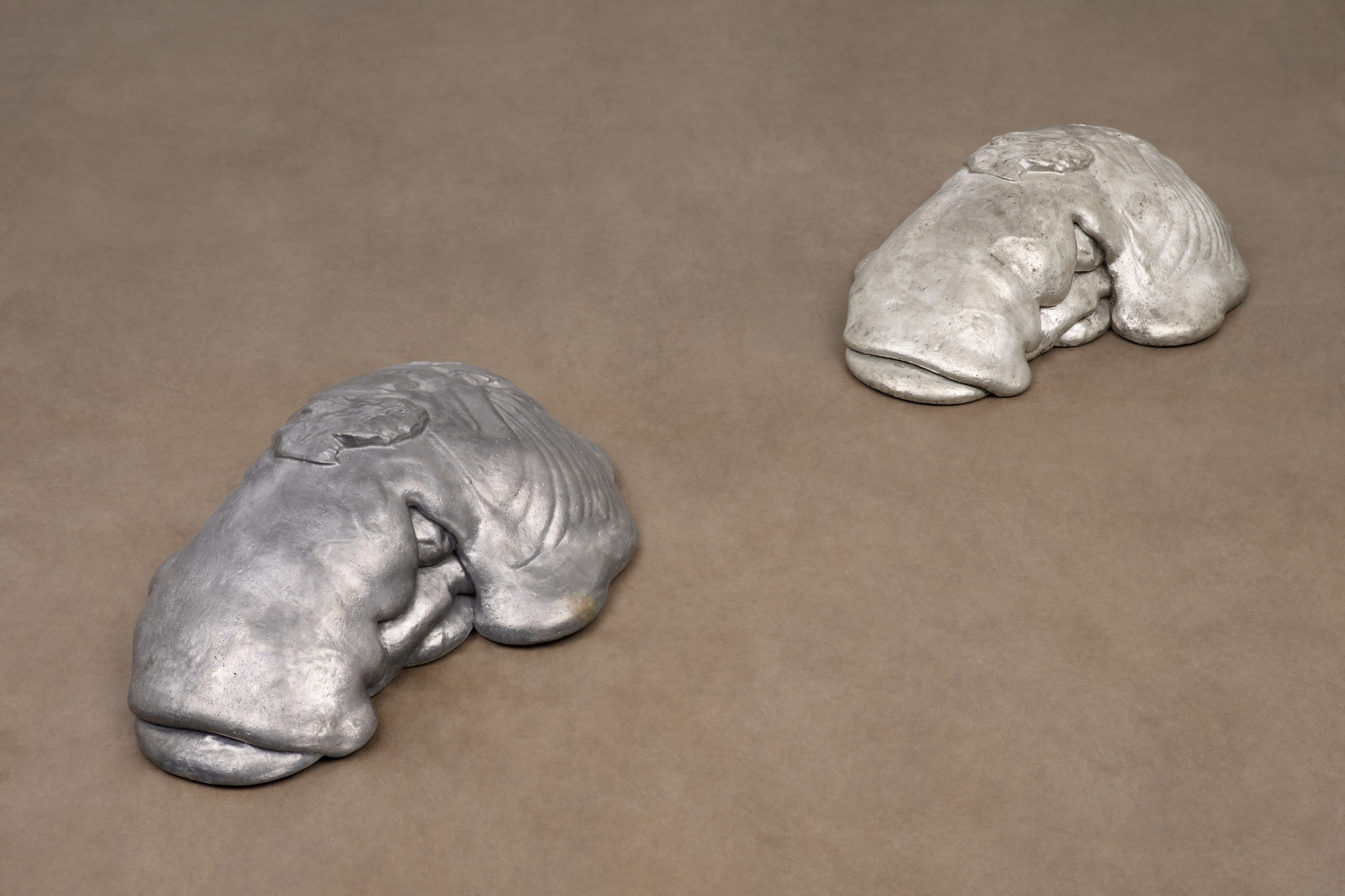 Lynda Benglis. Modern Art (Pair). 1975 (cast from 1970 foam