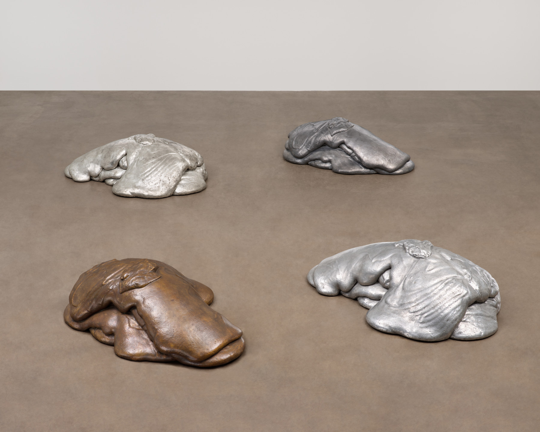Lynda Benglis. Modern Art (Pair). 1974 (cast from 1970 foam sculpture)