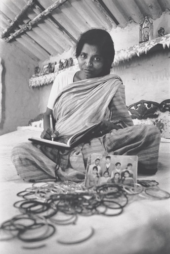Devikripa - Staged Portrait, Seemapuri, Delhi; Sit-in, Family Planning Centre, Nandnagari, Delhi; Sikh widow, Trilokpuri
