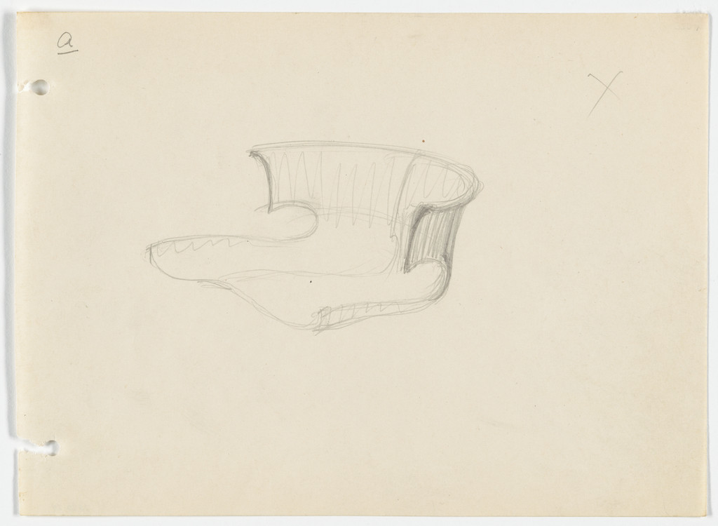 Conchoidal Chair (Perspective sketch)