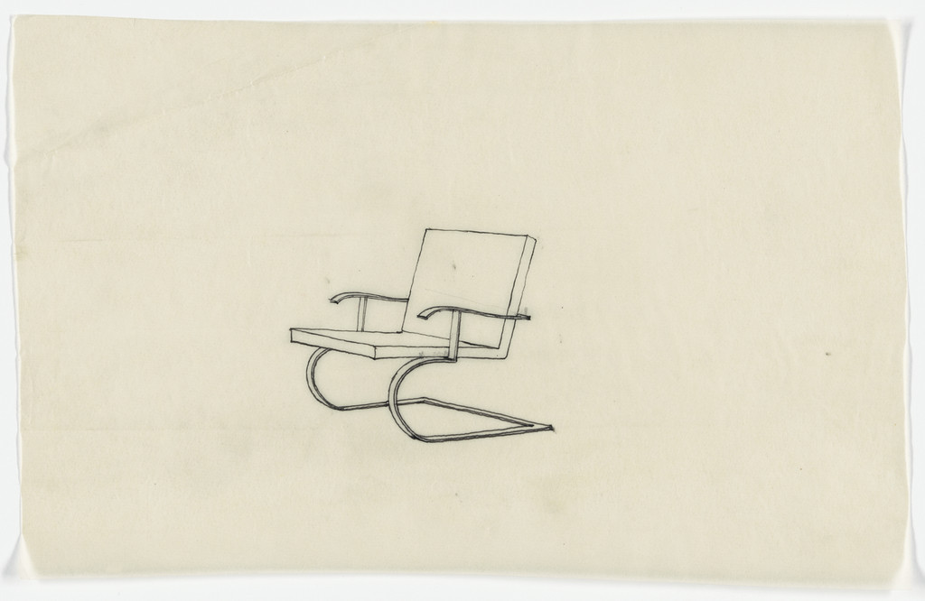 Chair with Arms (Perspective sketch)