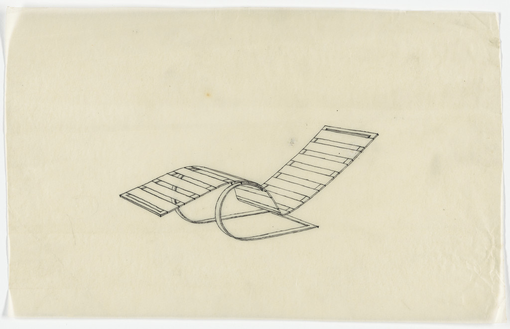 MR110 Reclining Chair (Perspective sketch)