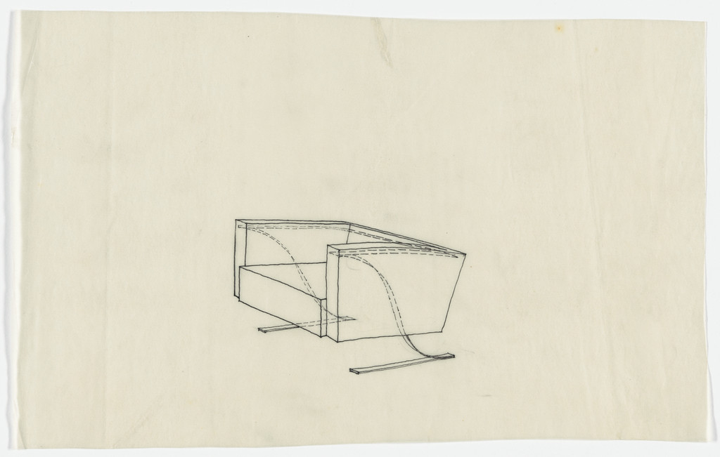 Chair with Arms (Perspective sketch)
