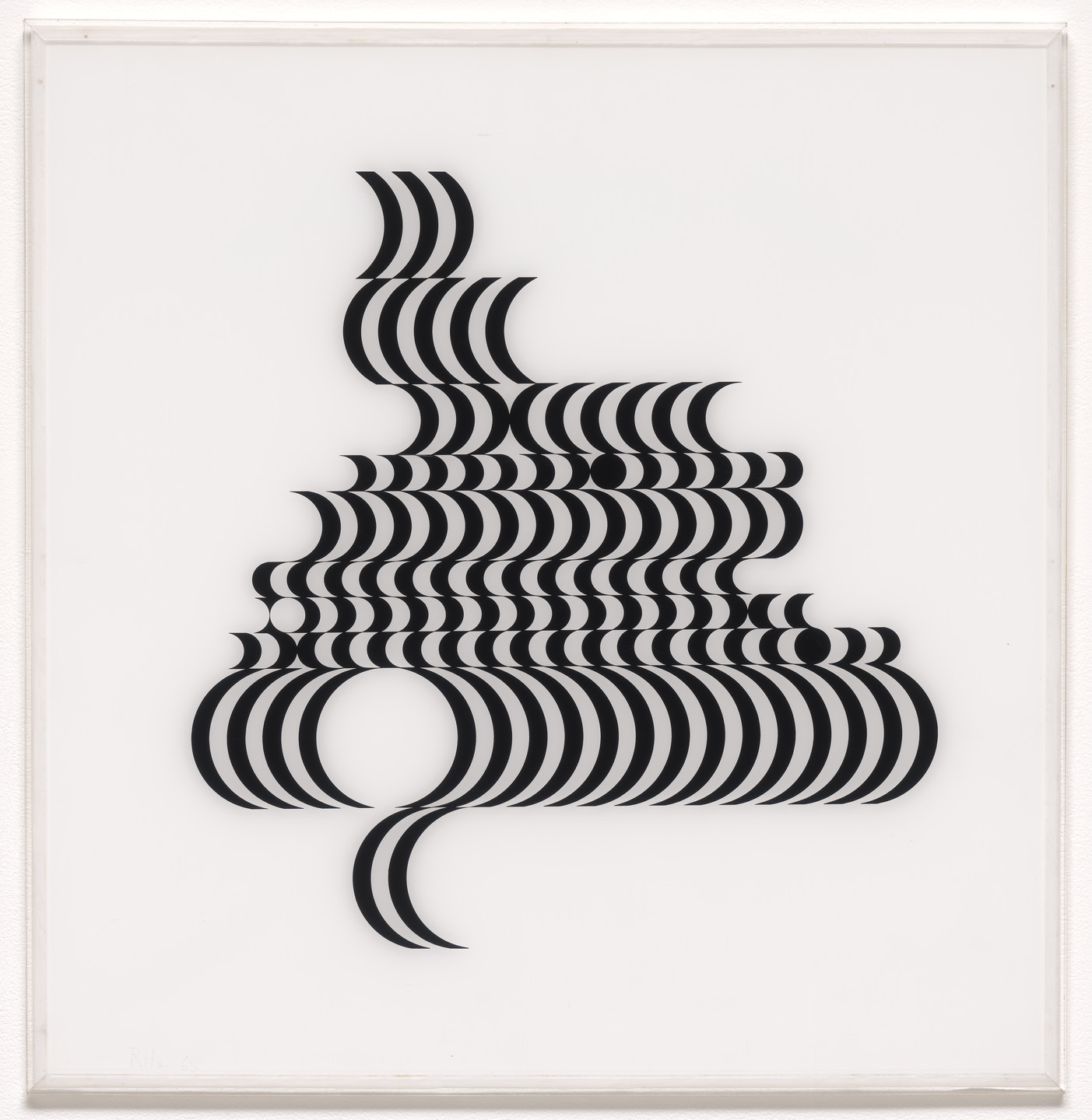 Bridget Riley. Untitled (Fragment 2) from Fragments. 1965