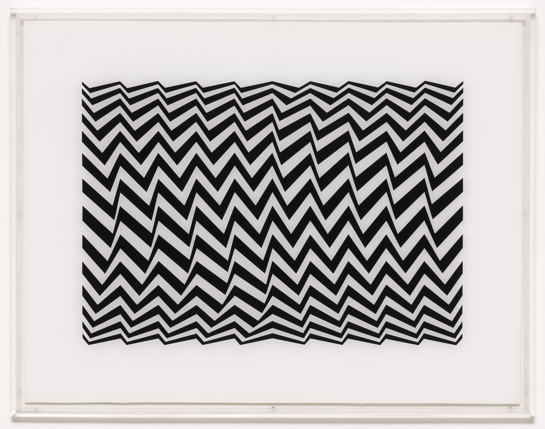 Bridget Riley. Untitled (Fragment 3) from Fragments. 1965