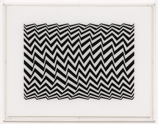 Bridget Riley. Untitled (Fragment 3) from Fragments. 1965