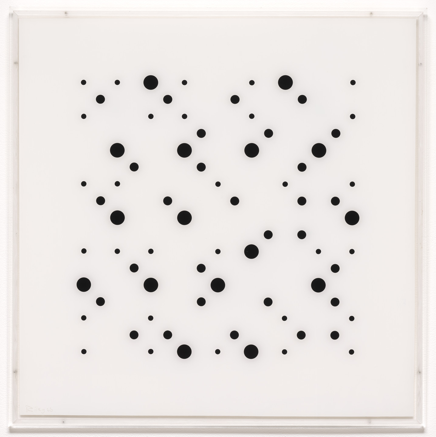Bridget Riley. Untitled (Fragment 6) from Fragments. 1965