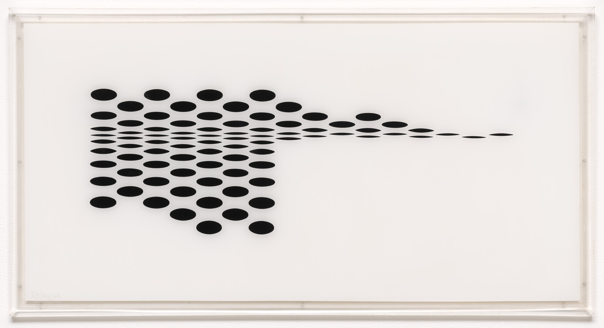 Bridget Riley. Untitled (Fragment 7) from Fragments. 1965