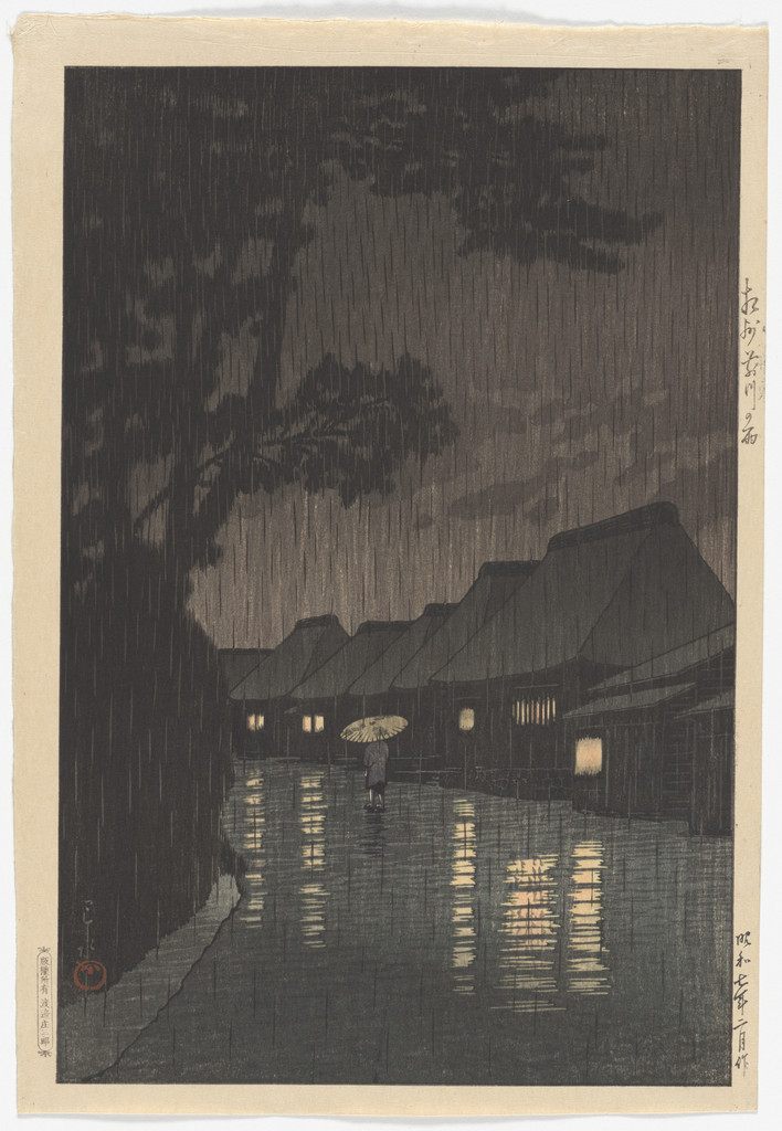 Rain at Macgawa, Sashu Province