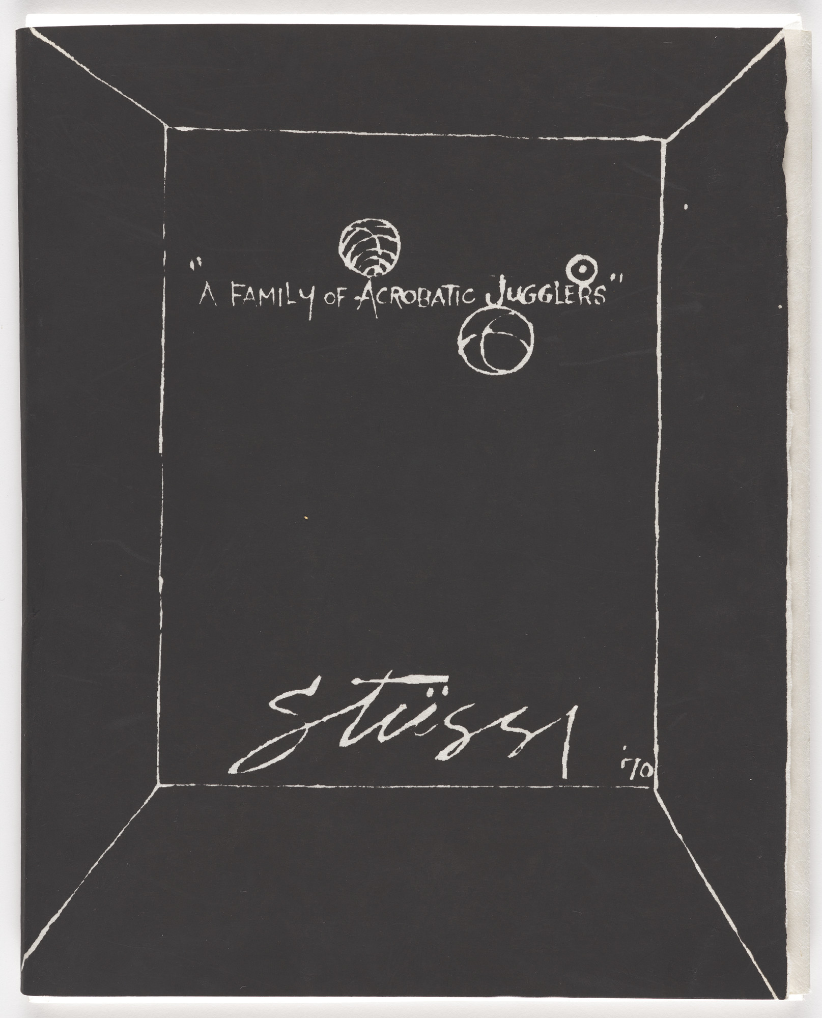 Jan Stussy. Cover from A Family of Acrobatic Jugglers. 1970 | MoMA