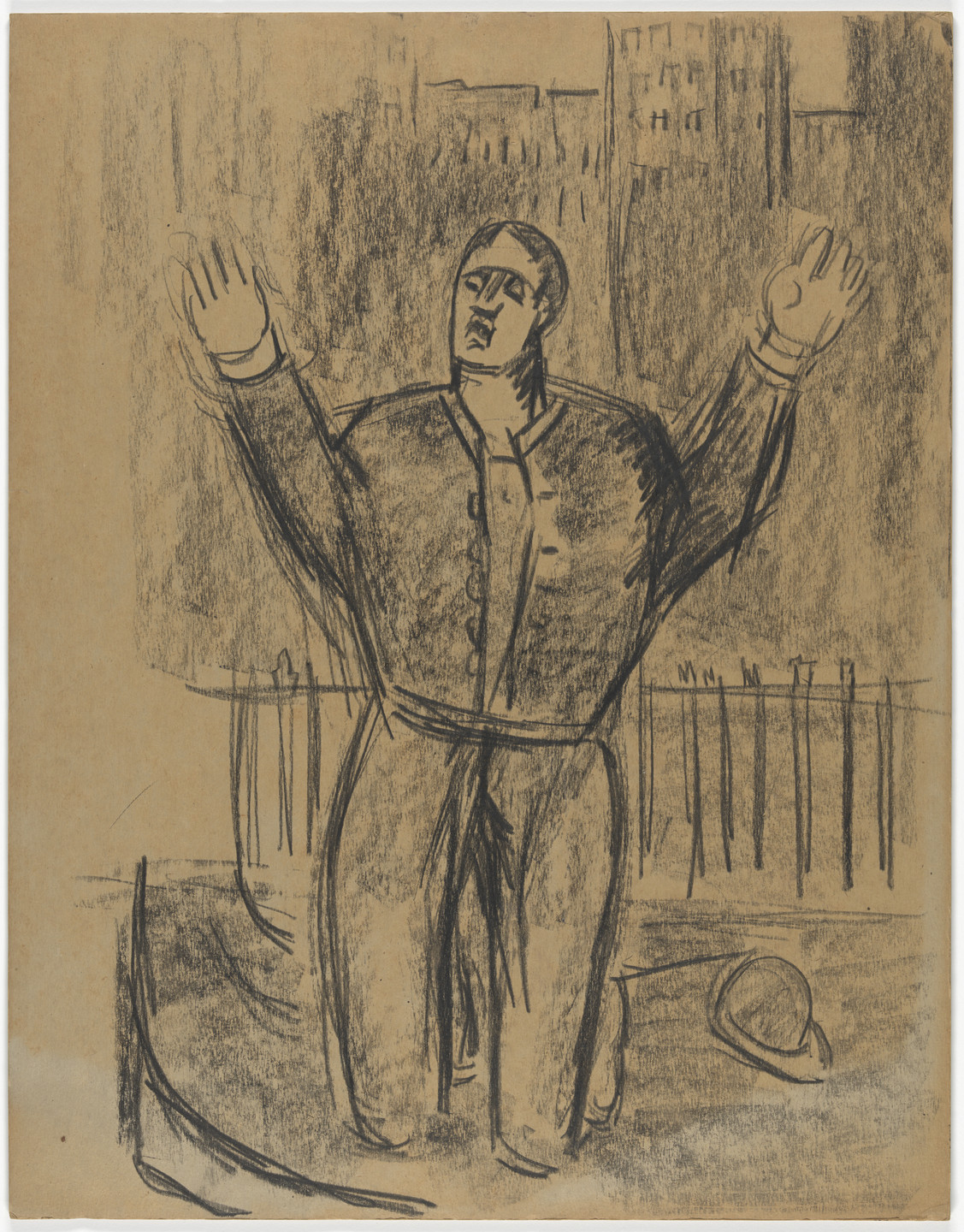 Marsden Hartley. Study for Prayer on Park Avenue. 1942