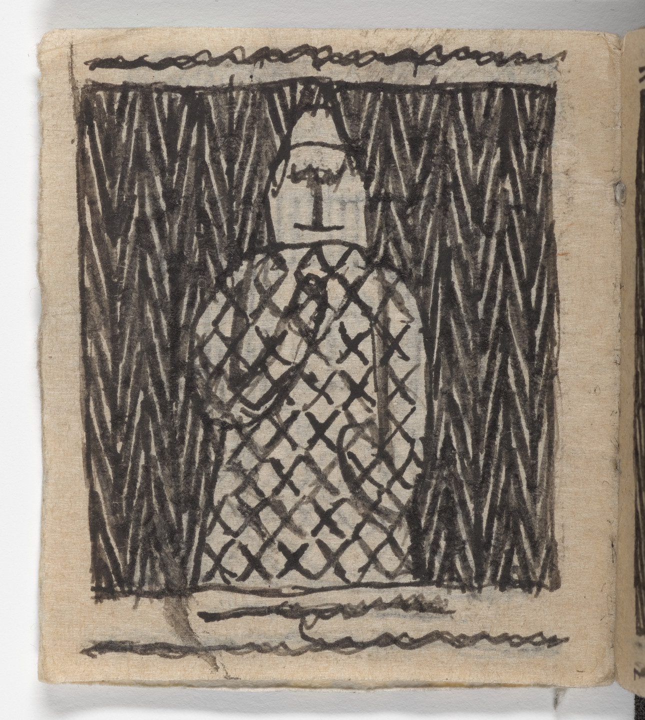 James Castle. Untitled (Sun Valley Lodge Peas Book). c. 1940