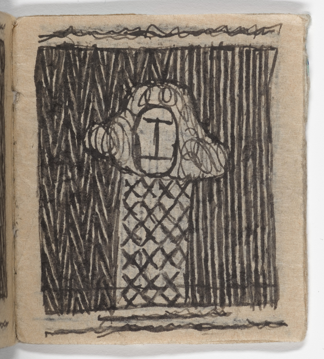 James Castle. Untitled (Sun Valley Lodge Peas Book). c. 1940