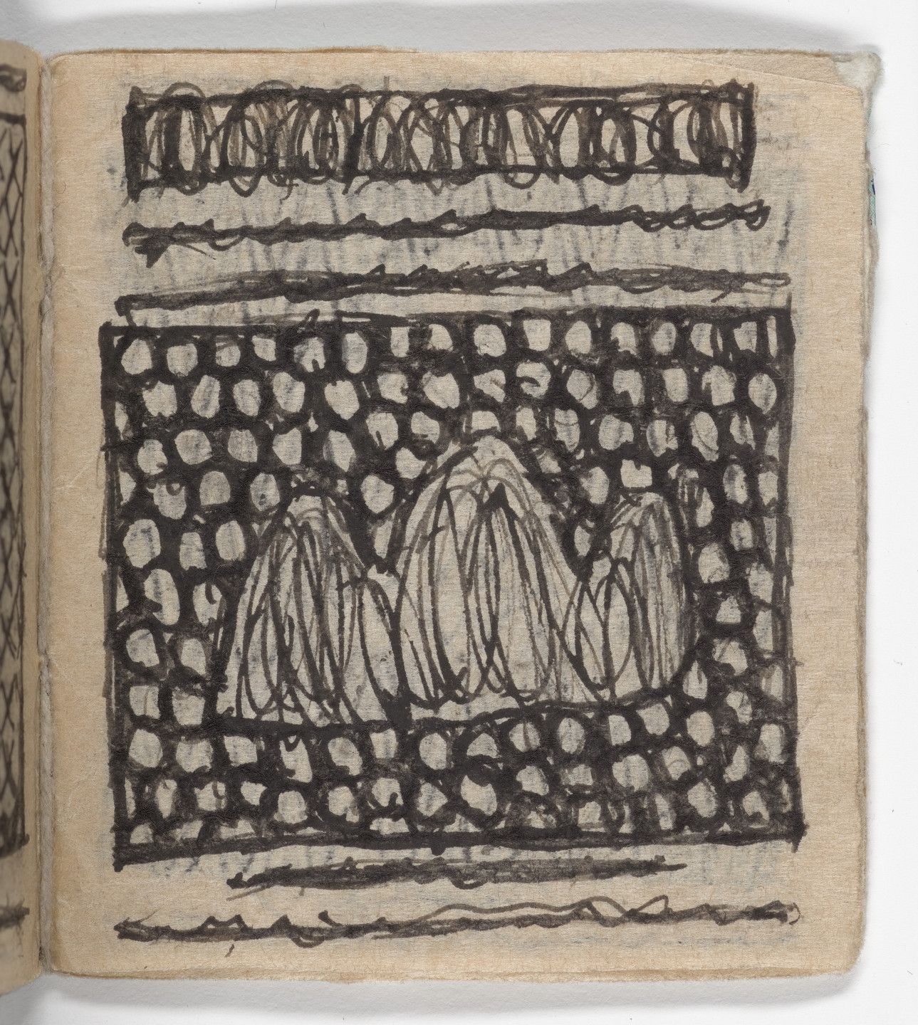 James Castle. Untitled (Sun Valley Lodge Peas Book). c. 1940