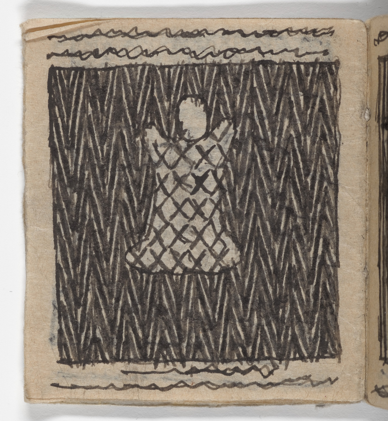 James Castle. Untitled (Sun Valley Lodge Peas Book). c. 1940