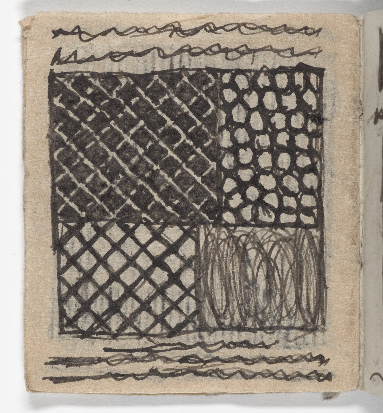 James Castle. Untitled (Sun Valley Lodge Peas Book). c. 1940