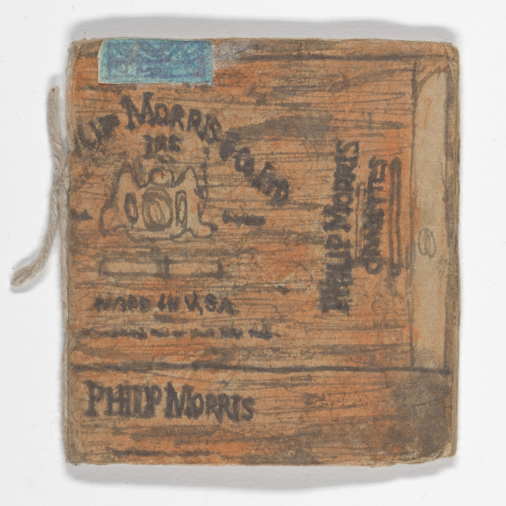 Untitled (Philip Morris Book), James Castle, c. 1945