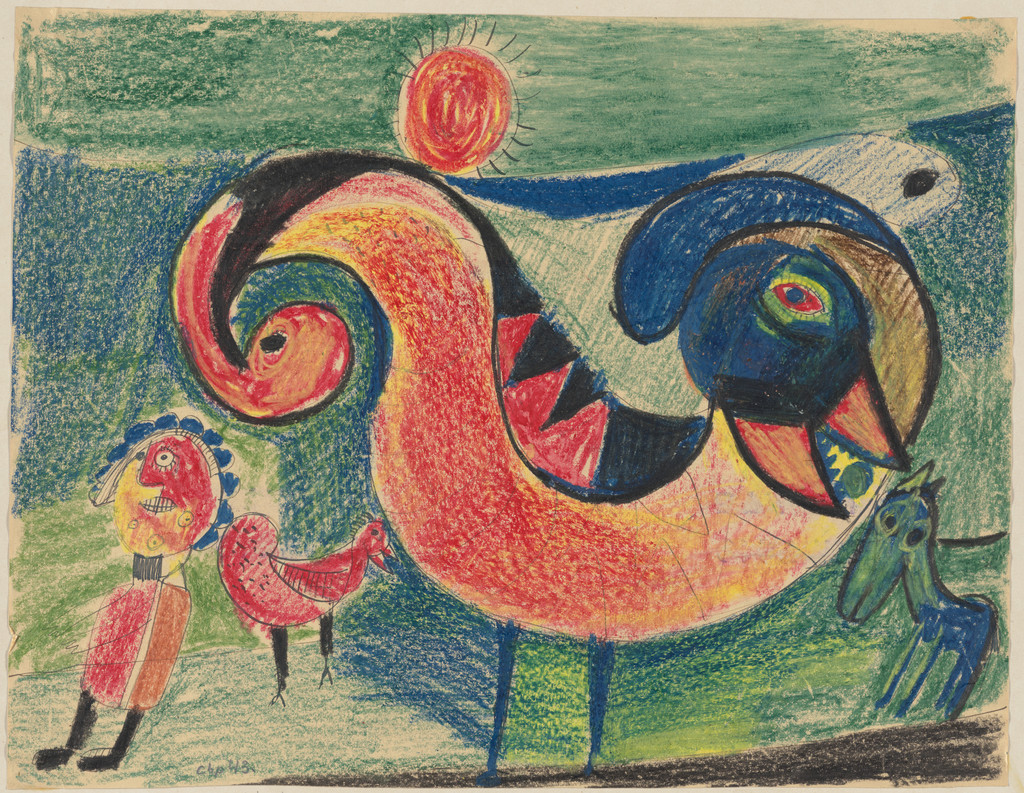 Pastorale with Big Bird