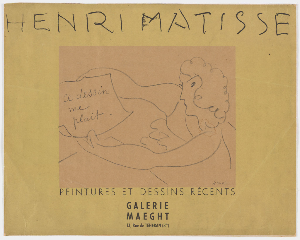 Poster for an exhibition at Galerie Maeght