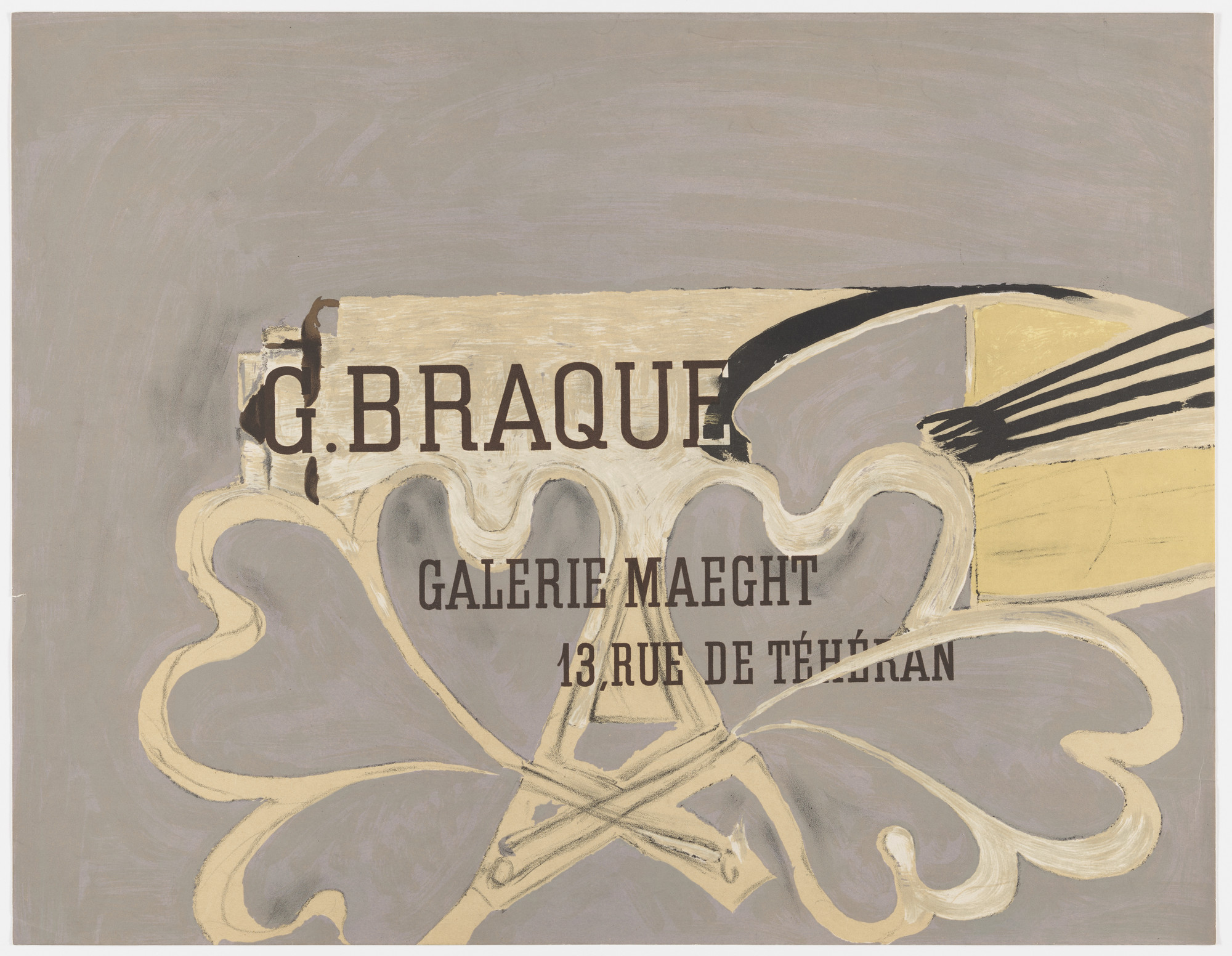 Georges Braque. G. Braque - Galerie Maeght - 13 rue de Téhéran