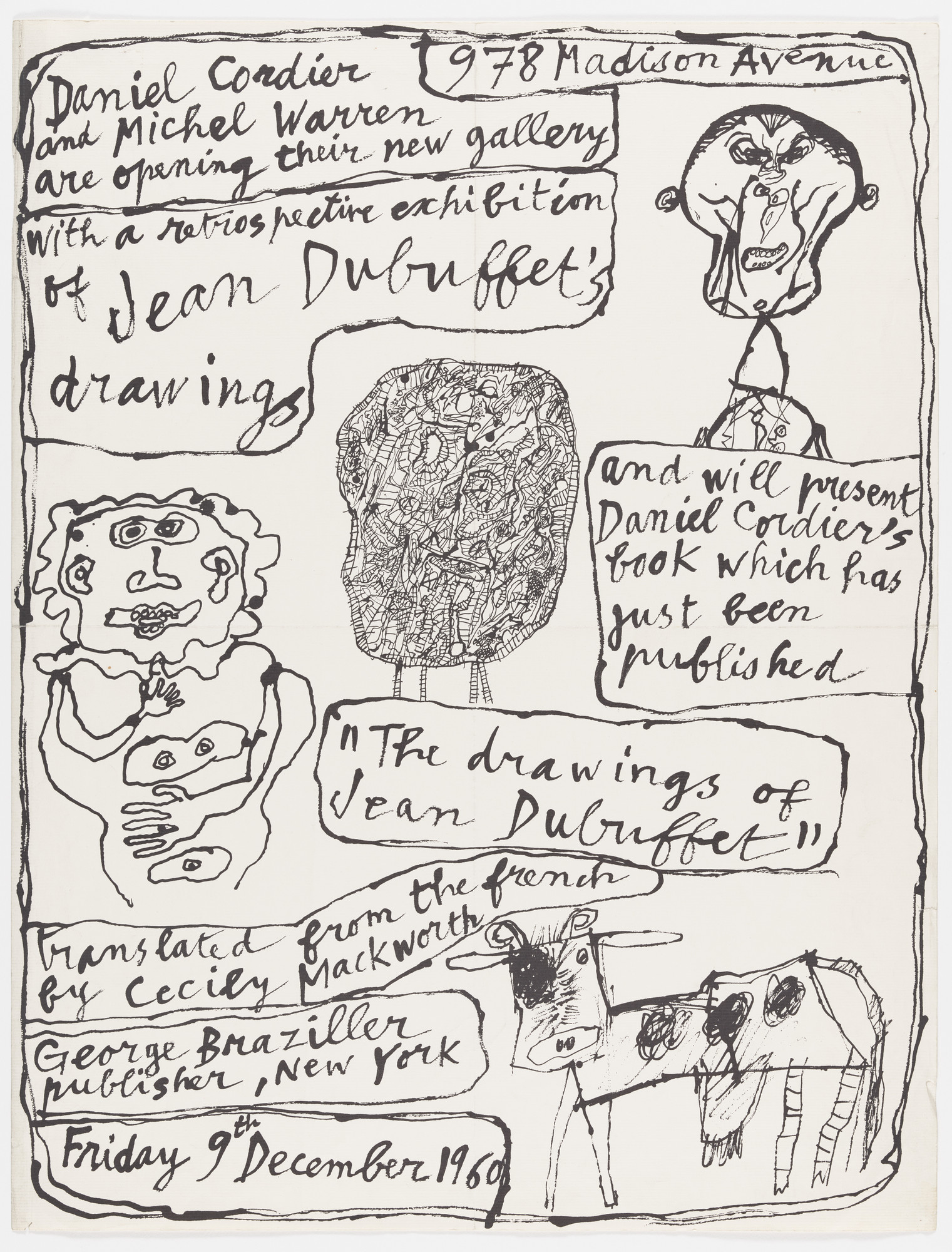 Jean Dubuffet. Jean Dubuffet, Drawings