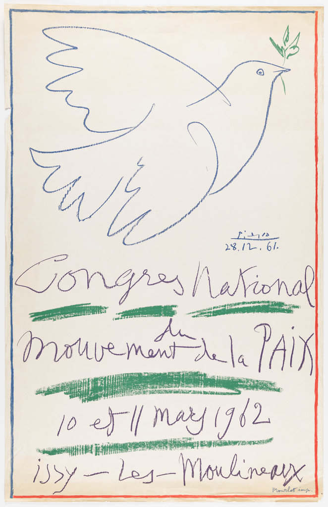 "Congres National/ mouvement de la Paix/ 10 et 11 Mars 1962/ Issy-les-Moulineaux"