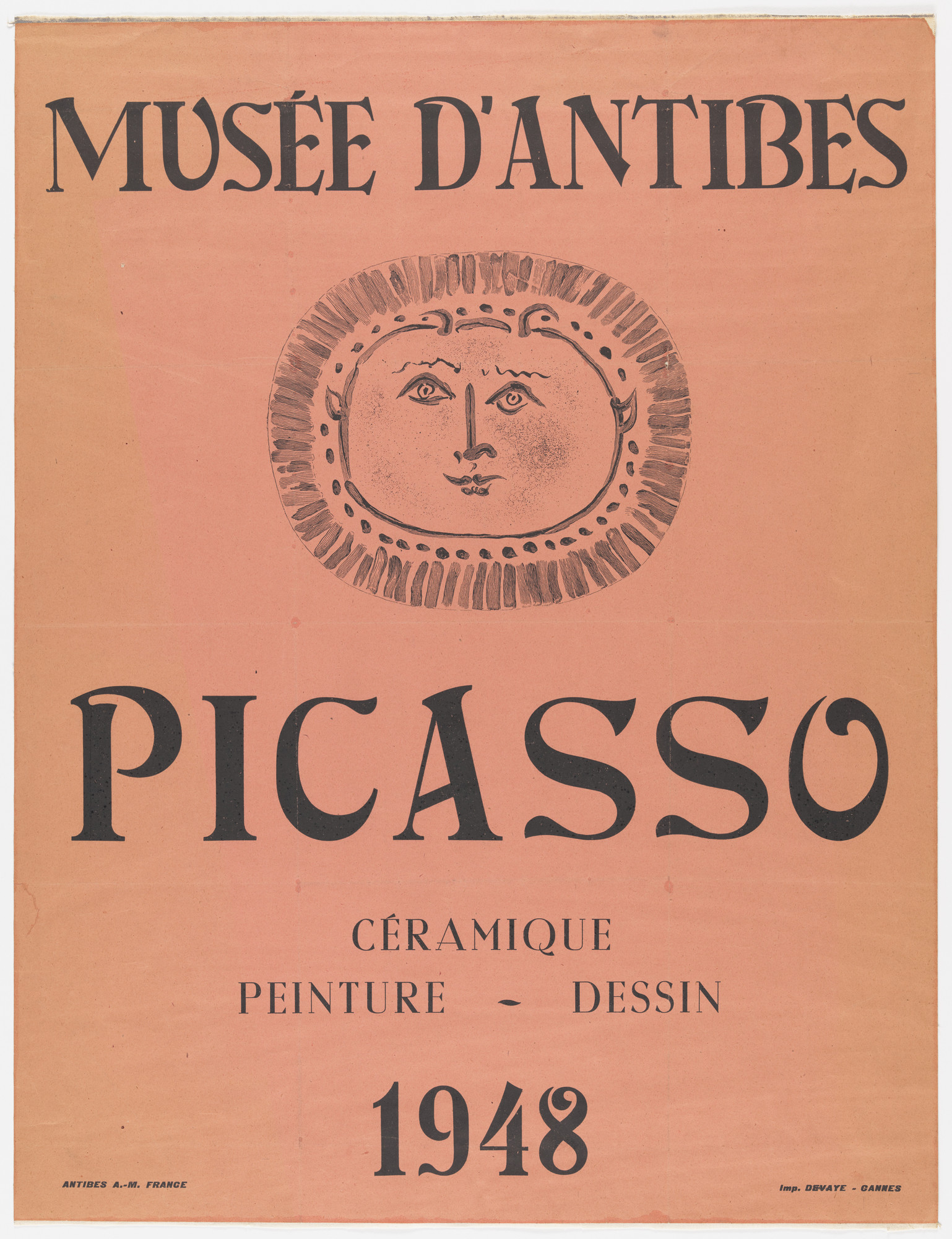 Pablo Picasso. Picasso - Musee d'Antibes - Ceramique, Peinture