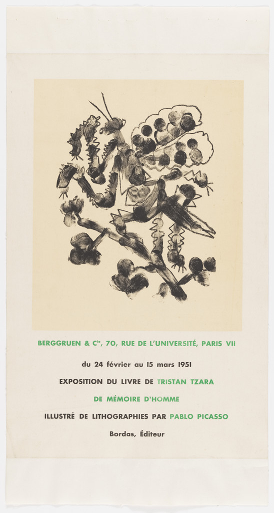 Exposition du livre de Tristan Tzara