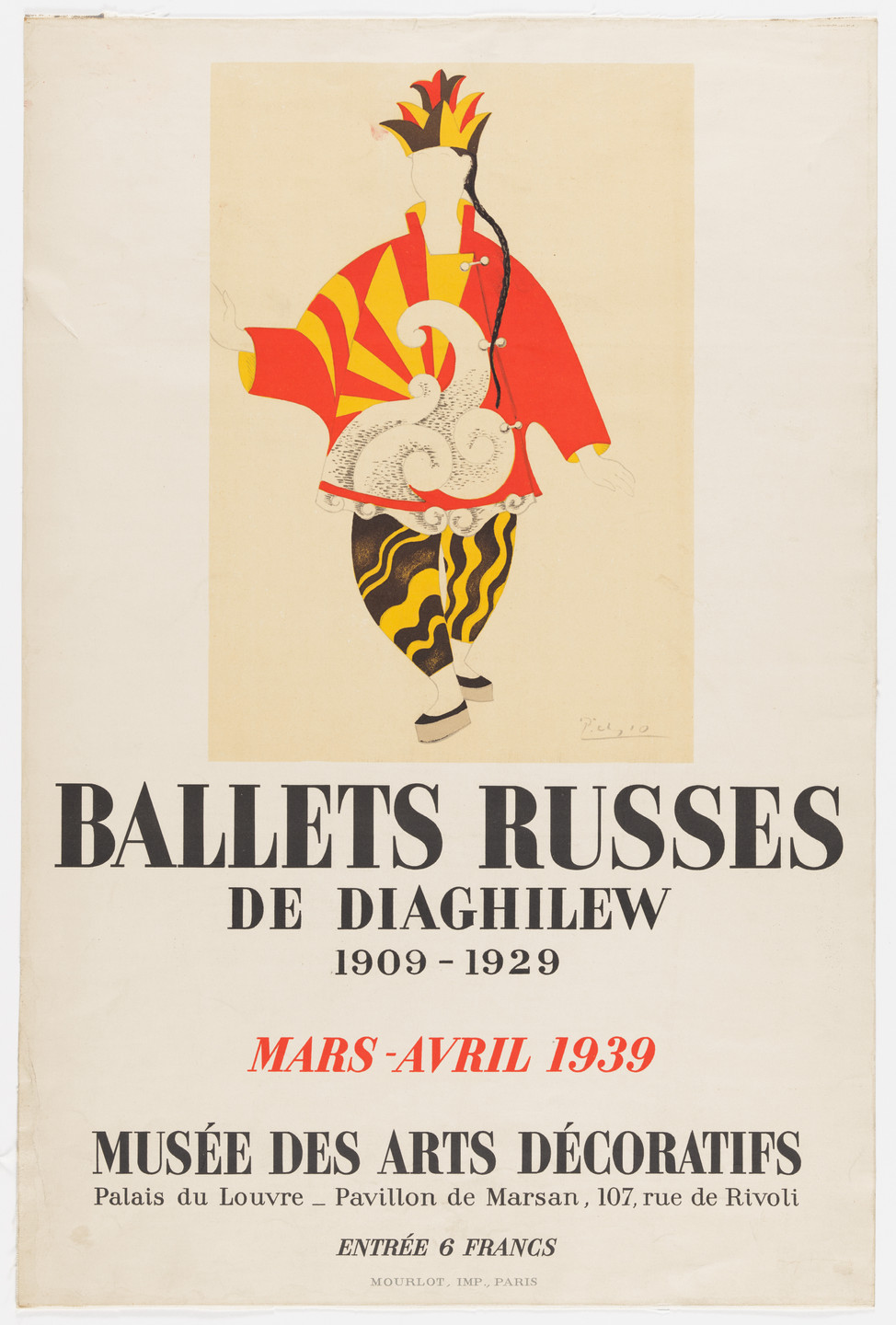 Pablo Picasso. Ballets Russes de Diaghilev 1909 - 1929. 1939