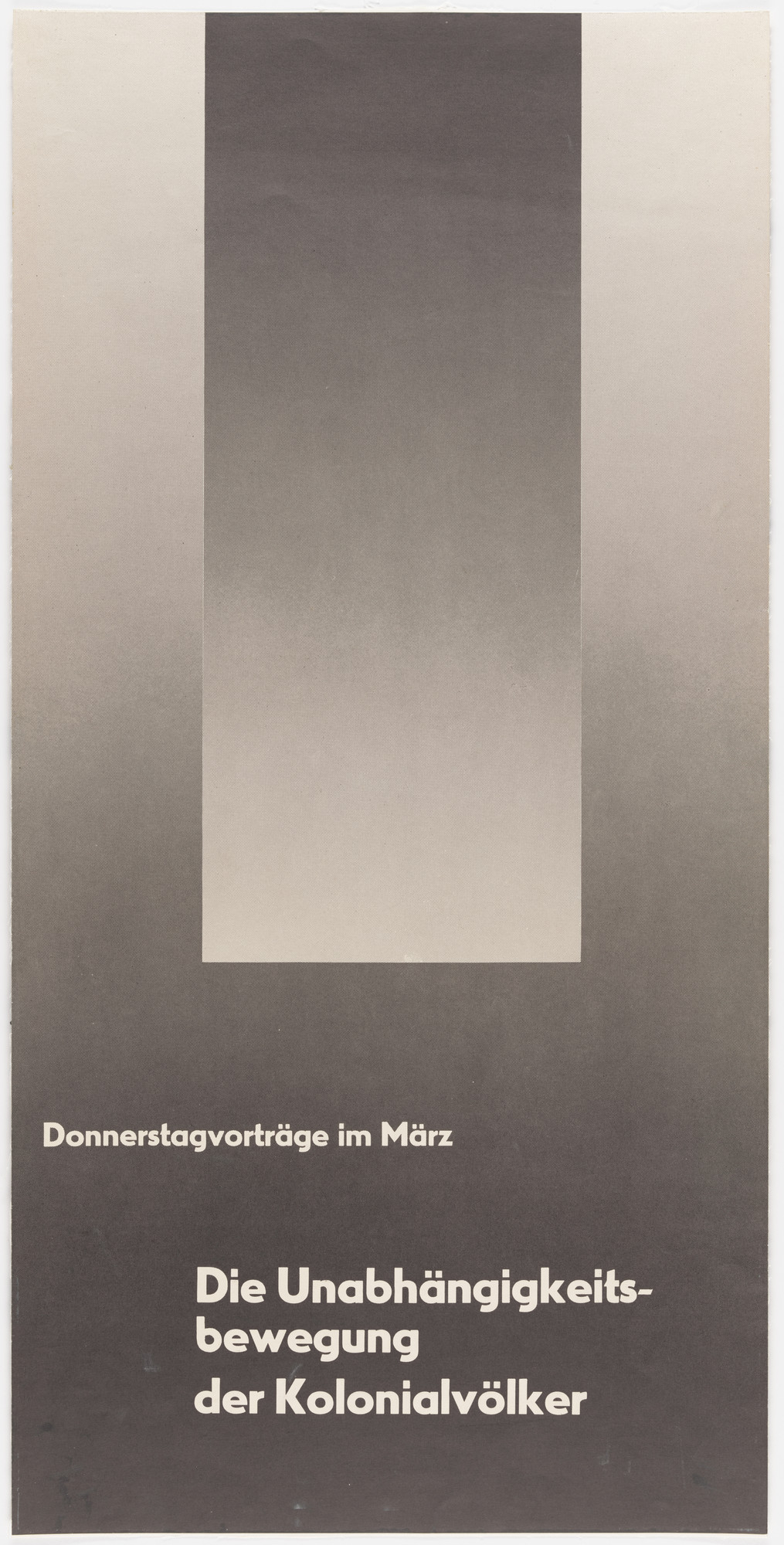 Otl Aicher (also known as Otto Aicher). Lecture About Colonial World