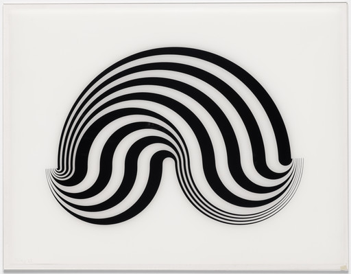 Bridget Riley. Untitled (Fragment 5) from Fragments. 1965