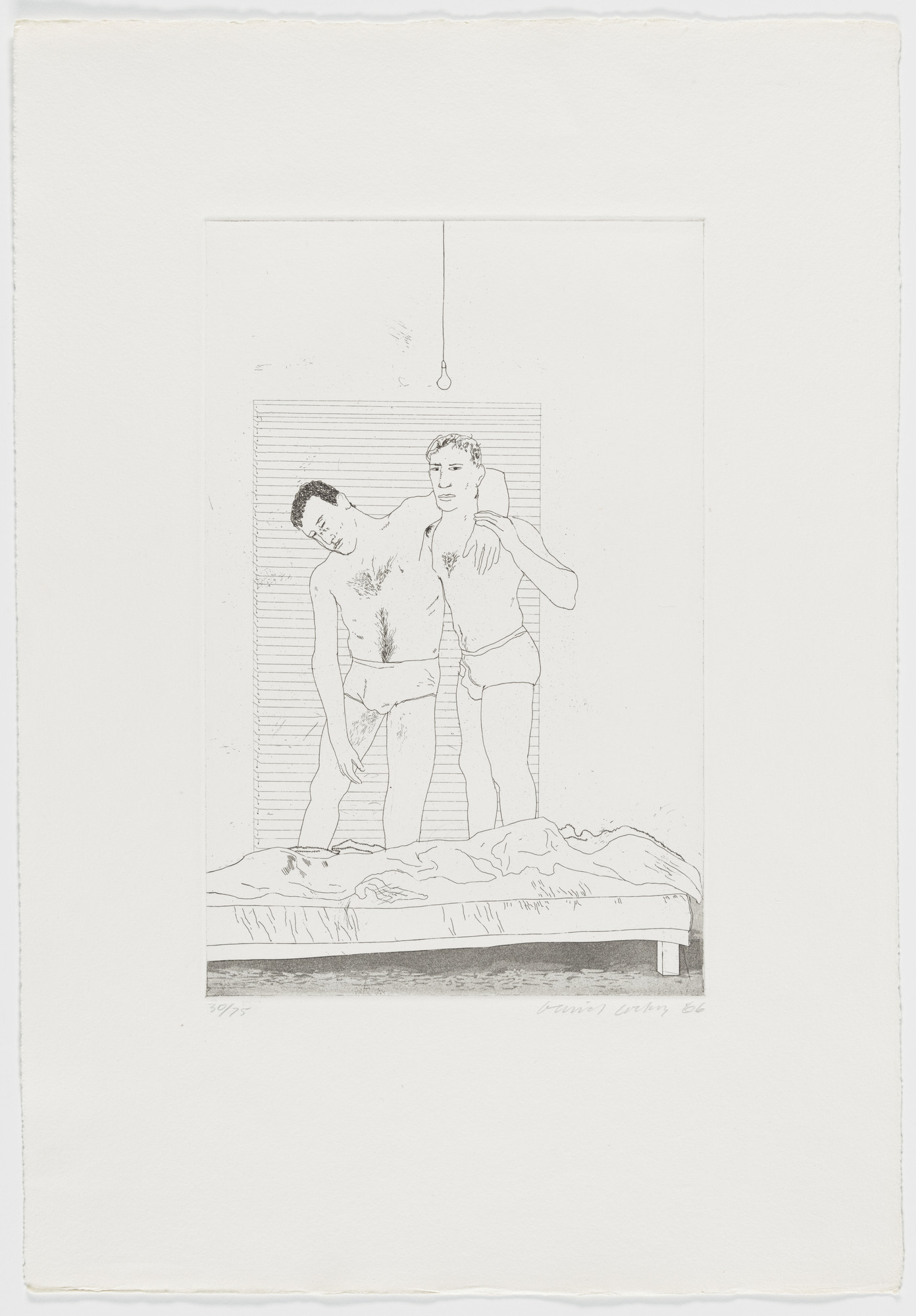 David Hockney. One Night from Fourteen Poems